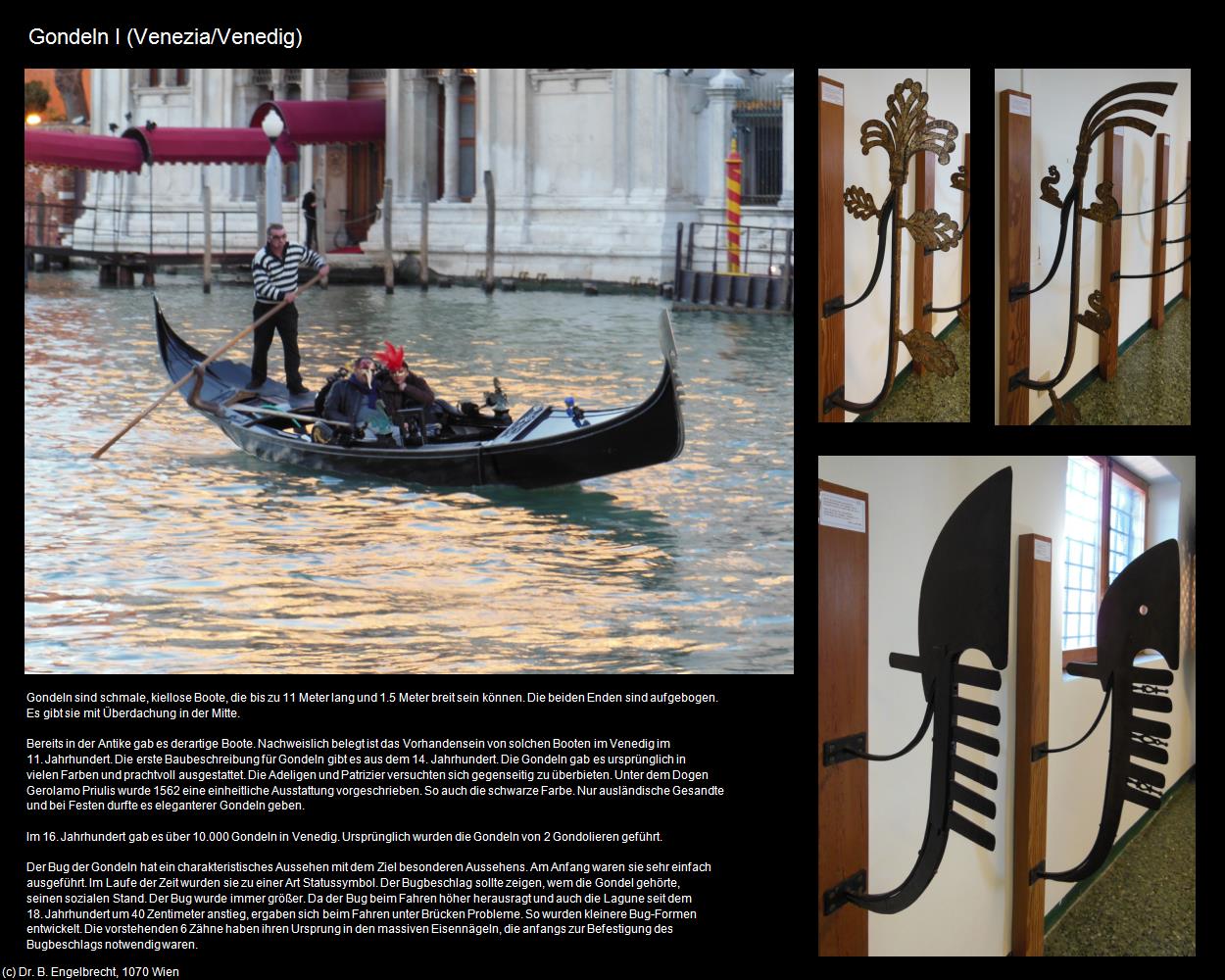 Gondeln I (Venedig/Venezia) in Kulturatlas-VENEDIG