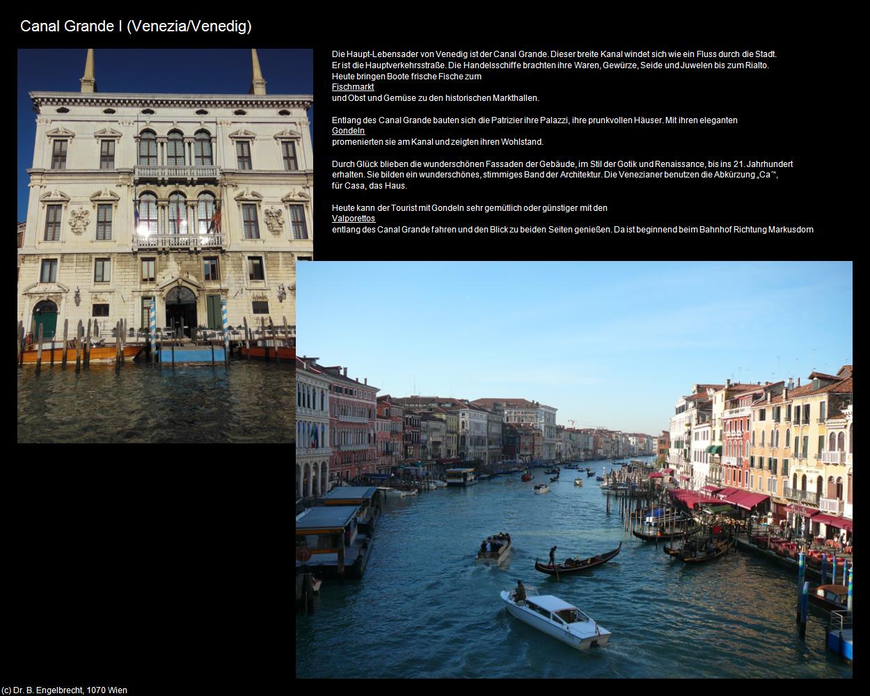 Canal Grande I (Venedig/Venezia) in Kulturatlas-VENEDIG(c)B.Engelbrecht