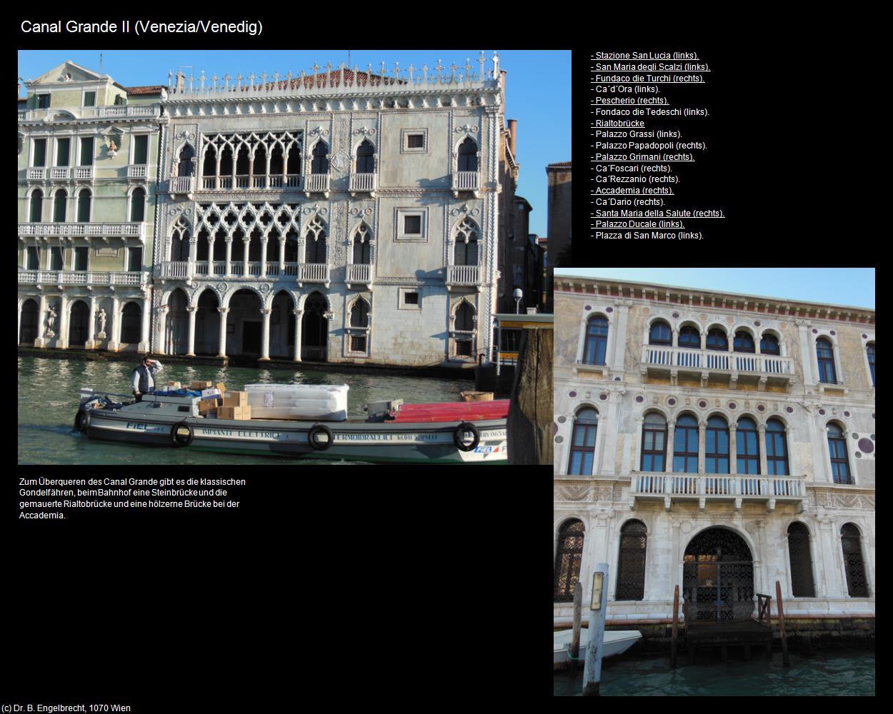 Canal Grande II (Venedig/Venezia) in Kulturatlas-VENEDIG(c)B.Engelbrecht