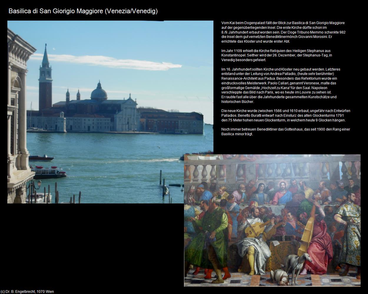 Basilica di San Giorigio Maggiore  (Venedig/Venezia) in Kulturatlas-VENEDIG