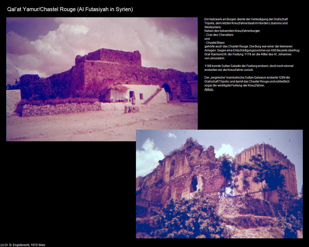 Chastel Rouge (Al Futasiyah (SYR)) in Kulturatlas-JORDANIEN-SYRIEN-LIBANON(c)B.Engelbrecht