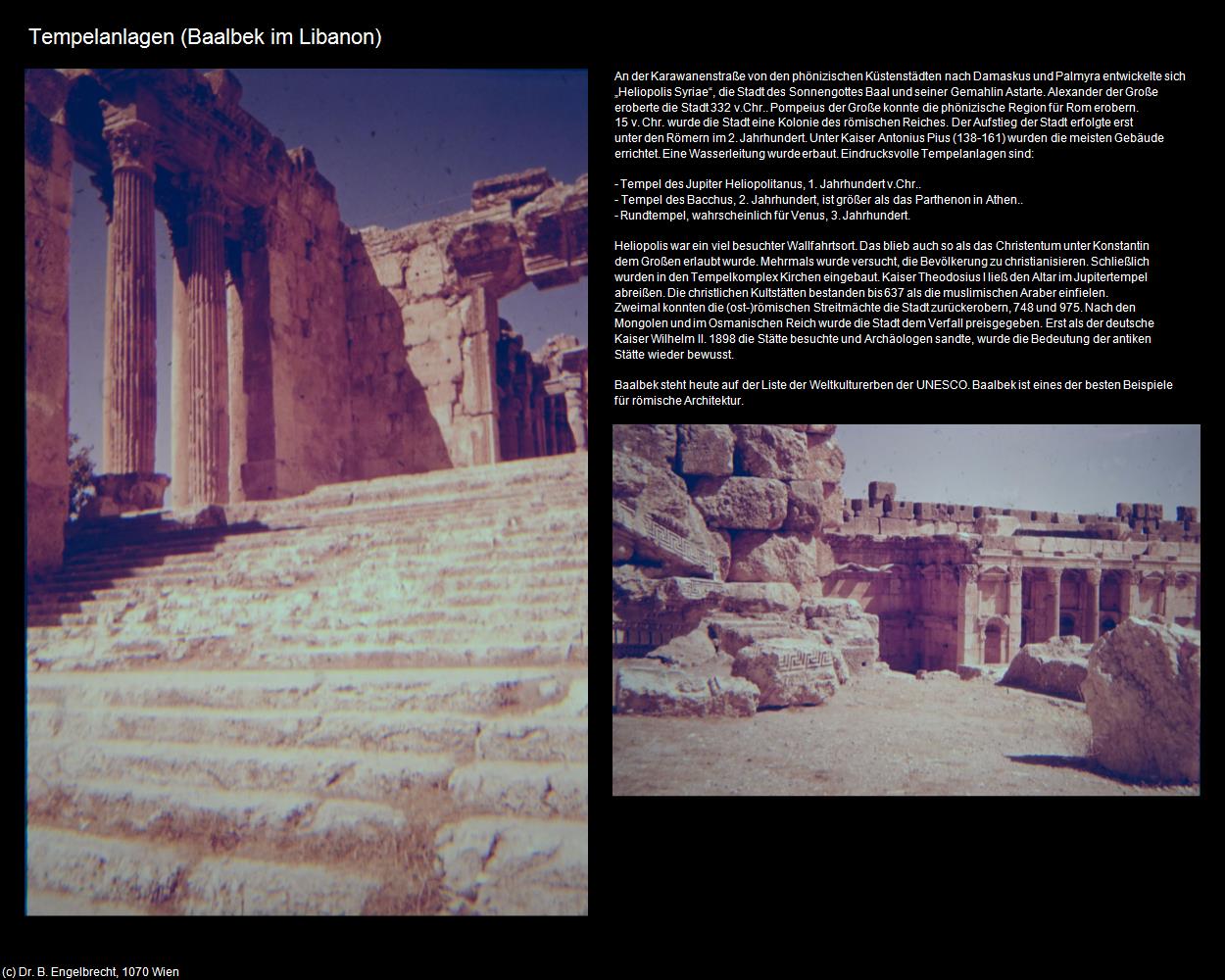 Tempelanlagen  (Baalbek (LBN)) in Kulturatlas-JORDANIEN-SYRIEN-LIBANON