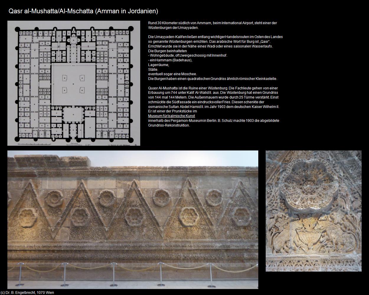 Qasr al-Mushatta (Amman (JOR)) in Kulturatlas-JORDANIEN-SYRIEN-LIBANON(c)B.Engelbrecht