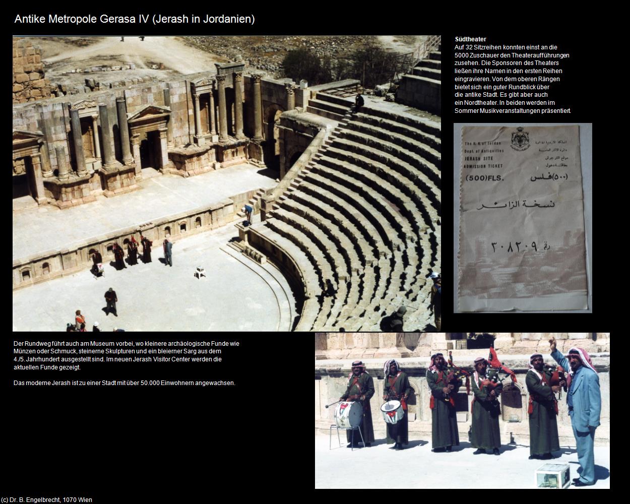 Antike Metropole Gerasa IV (Jerash (JOR)) in Kulturatlas-JORDANIEN-SYRIEN-LIBANON