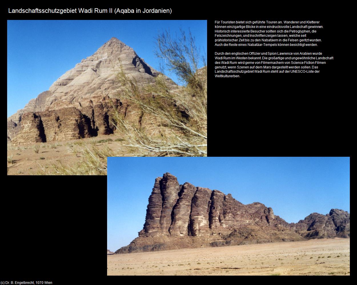 Landschaftsschutzgebiet Wadi Rum II (Aqaba (JOR)) in Kulturatlas-JORDANIEN-SYRIEN-LIBANON