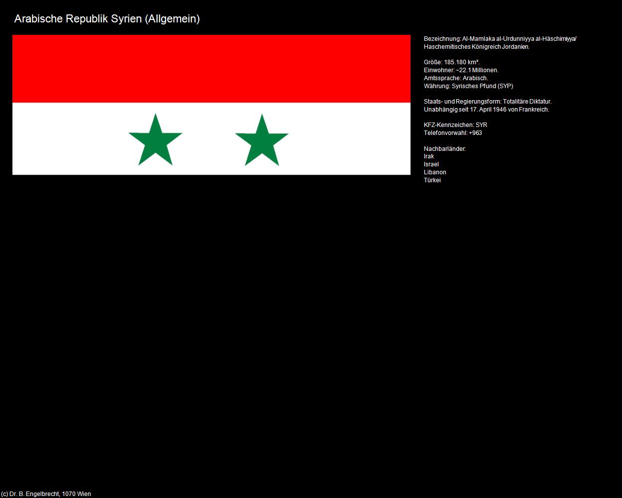 Arabische Republik Syrien (+Allgemein) in Kulturatlas-JORDANIEN-SYRIEN-LIBANON