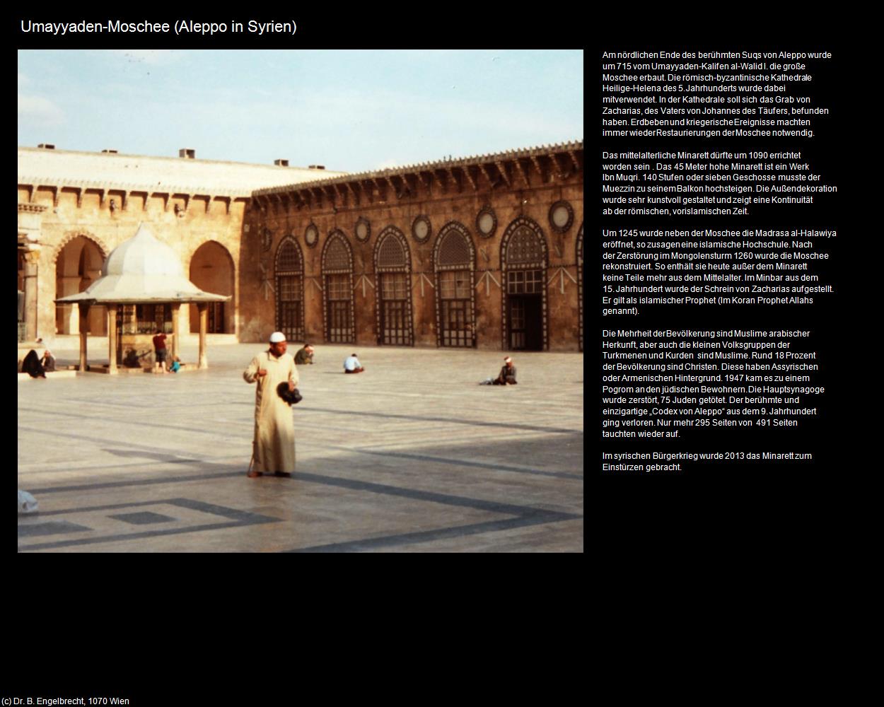 Umayyaden-Moschee (Aleppo (SYR)) in Kulturatlas-JORDANIEN-SYRIEN-LIBANON