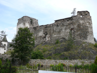 Burg und Schloss Liptau-Hradek (Liptovsky Hradok/Liptau-Hradek)