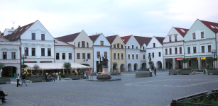 Marienplatz mit Jesuitenkirche (Zilina/Sillein)