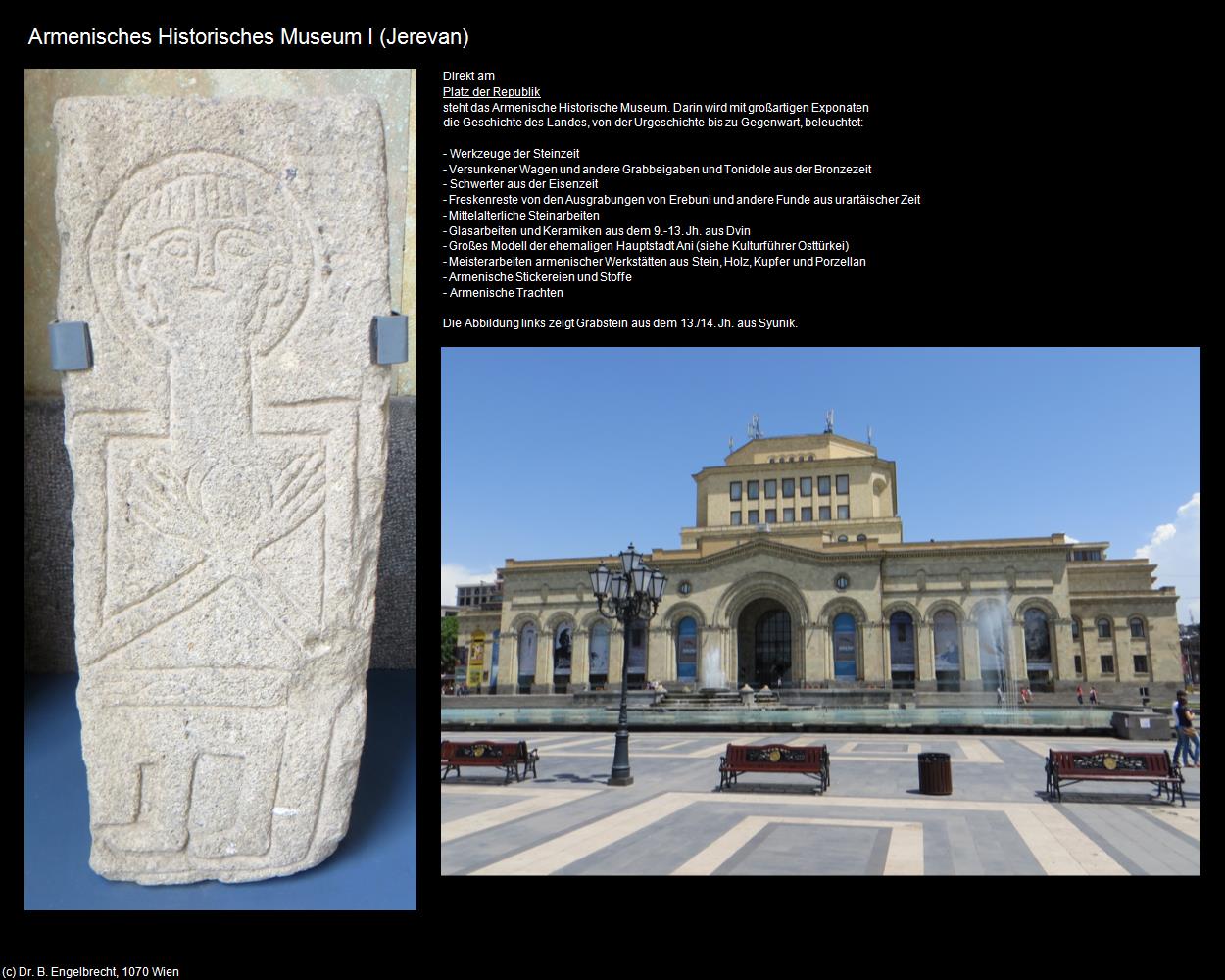 Armenische Historisches Museum I (Jerevan) in Kulturatlas-ARMENIEN(c)B.Engelbrecht