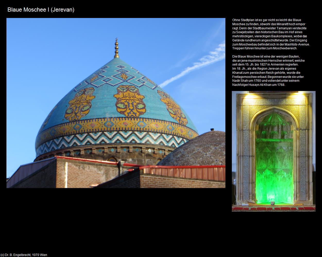 Blaue Moschee I  (Jerevan) in Kulturatlas-ARMENIEN
