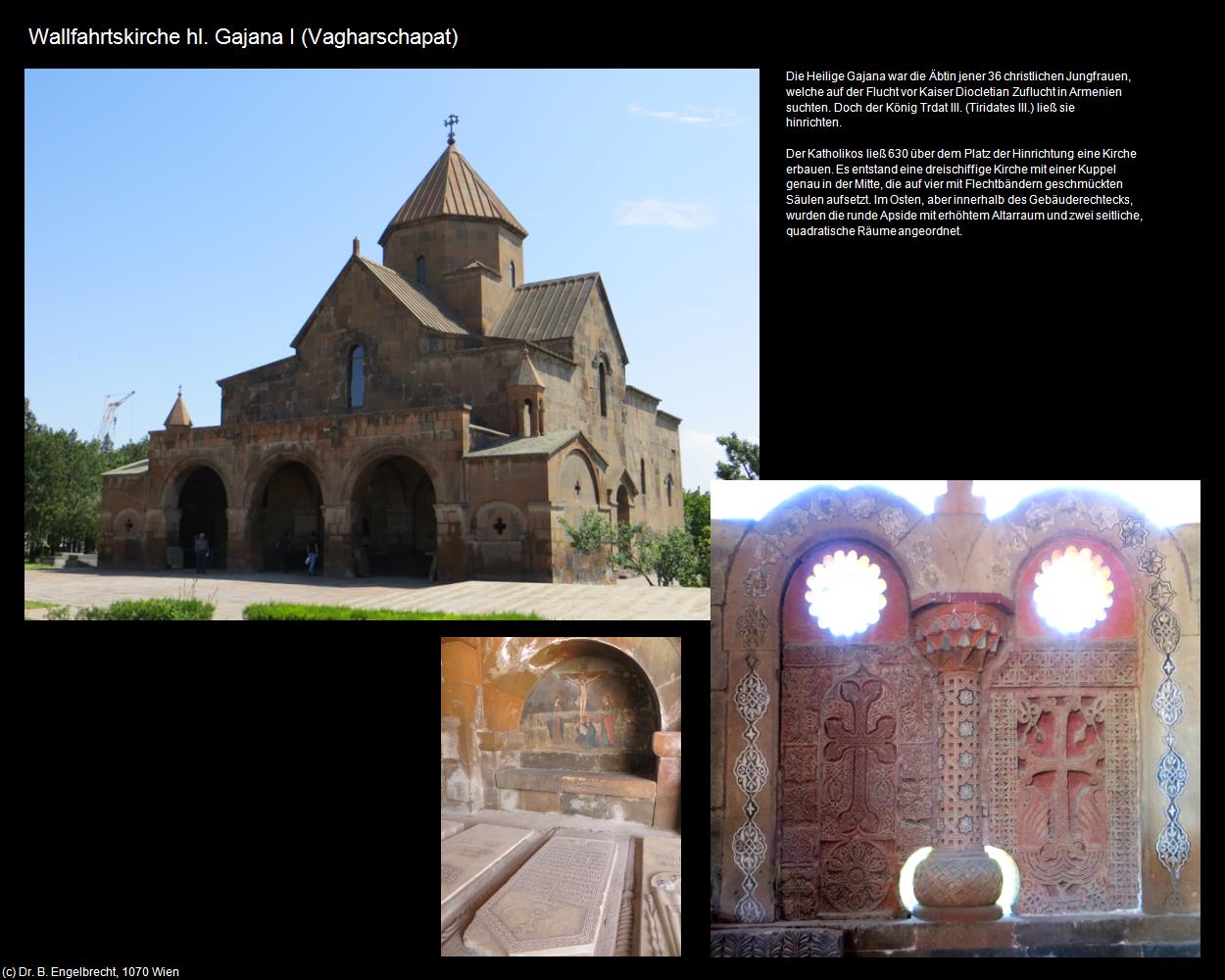 Wallfk. hl. Gajana I  (Vagharschapat/Edshmiatsin) in Kulturatlas-ARMENIEN