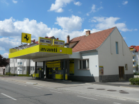 Grenzwächterhäuschen und Tankstelle  (Neudörfl)