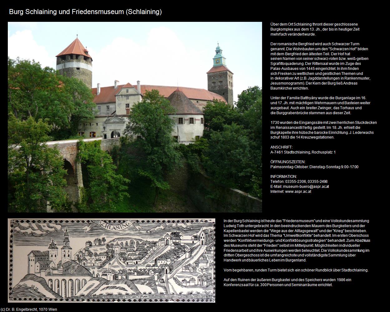 Burg Schlaining (Stadtschlaining) in Kulturatlas-BURGENLAND