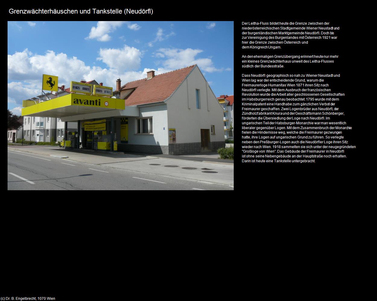 Grenzwächterhäuschen und Tankstelle  (Neudörfl) in Kulturatlas-BURGENLAND