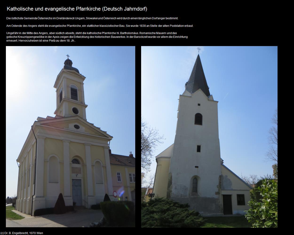 Katholische und evangelische Pfk.  (Deutsch Jahrndorf) in Kulturatlas-BURGENLAND