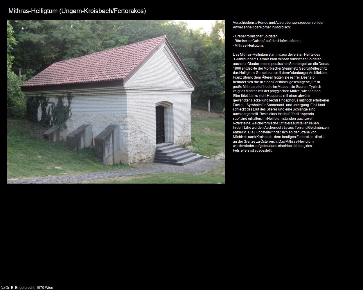 Mithras-Heiligtum (Ungarn)              (Mörbisch) in Kulturatlas-BURGENLAND