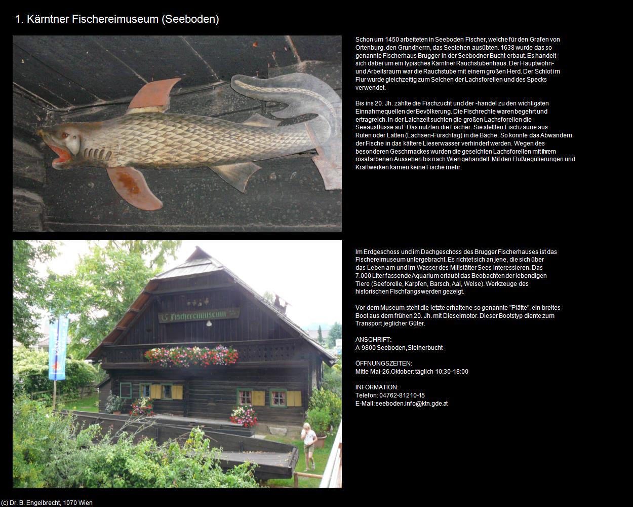 1. Kärntner Fischereimuseum (Seeboden) in Kulturatlas-KÄRNTEN