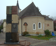 Europabrunnen und Pfk. hl. Jakobus der Ältere  (Oberwaltersdorf)