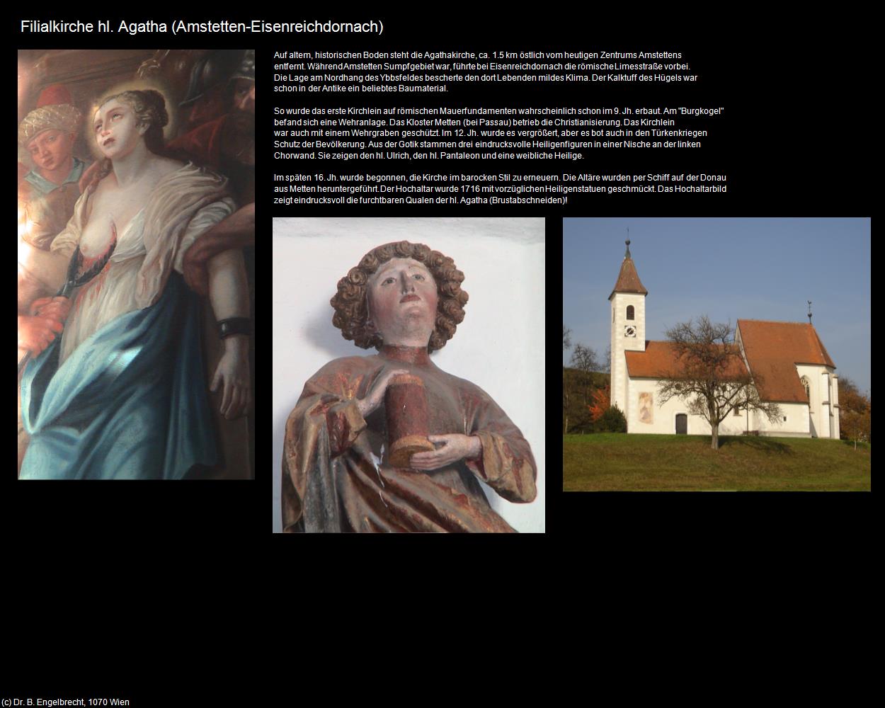 Fk. hl. Agatha (Eisenreichdornach) (Amstetten) in Kulturatlas-NIEDERÖSTERREICH