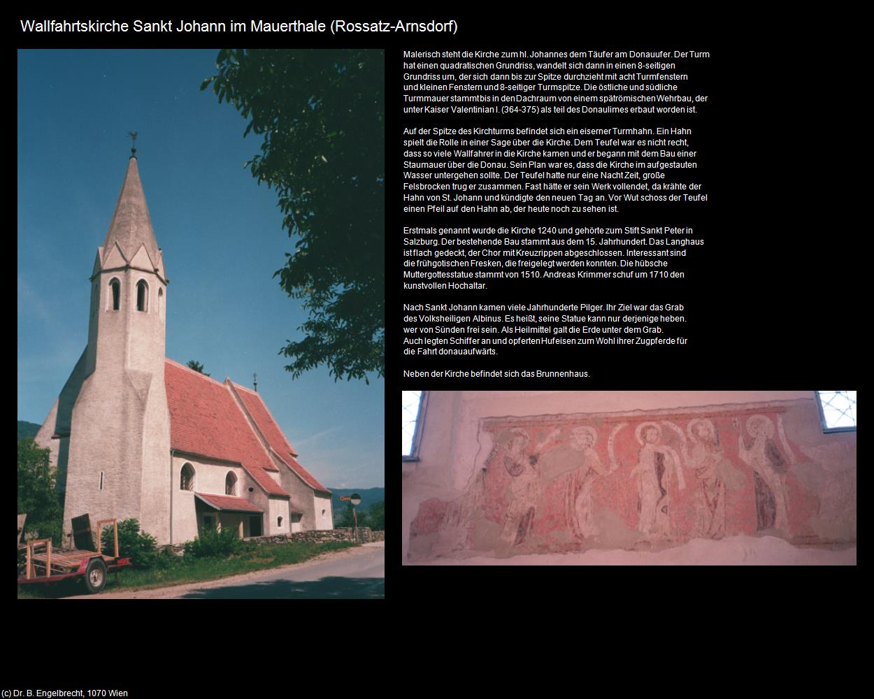 Fk. Sankt Johann im Mauerthale (Rossatz-Arnsdorf) in Kulturatlas-NIEDERÖSTERREICH