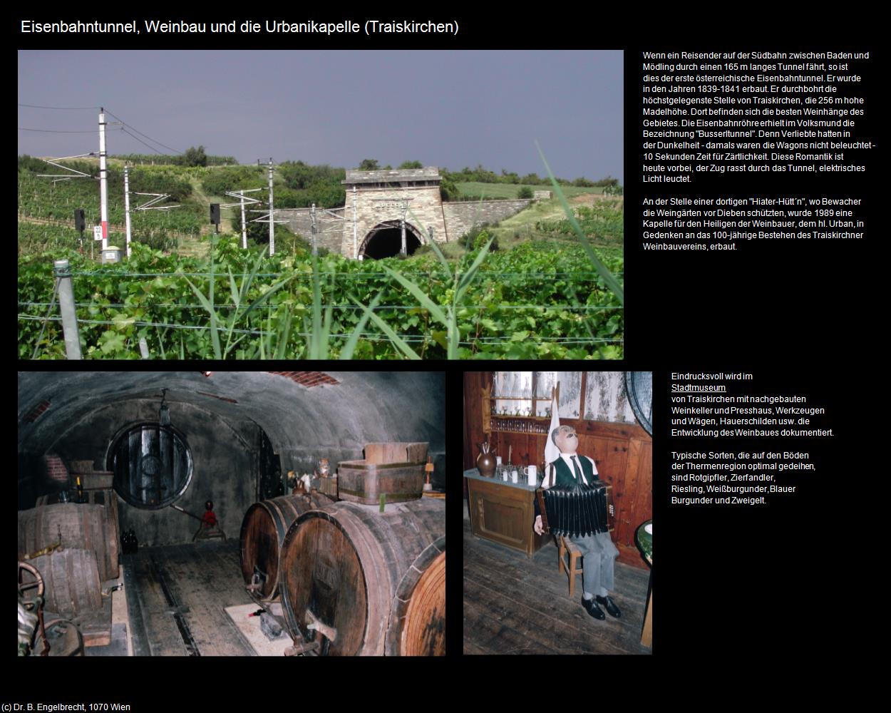 Eisenbahntunnel - Weinbau und die Urbanikapelle (Traiskirchen) in Kulturatlas-NIEDERÖSTERREICH(c)B.Engelbrecht