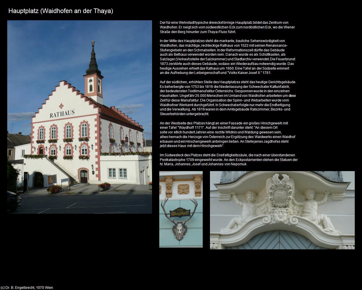 Hauptplatz (Waidhofen an der Thaya) in Kulturatlas-NIEDERÖSTERREICH