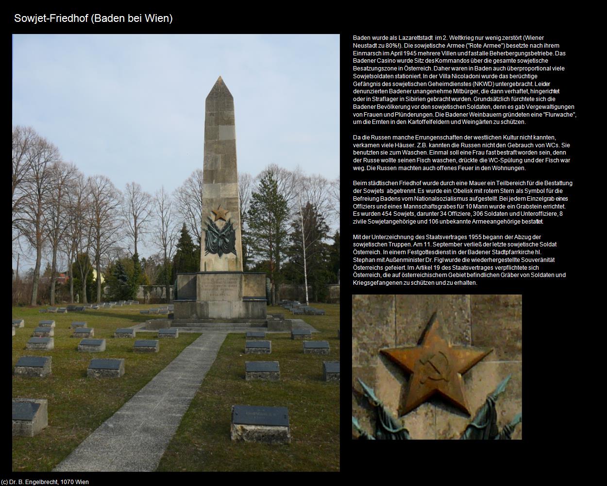 Sowjet-Friedhof  (Baden bei Wien) in Kulturatlas-NIEDERÖSTERREICH
