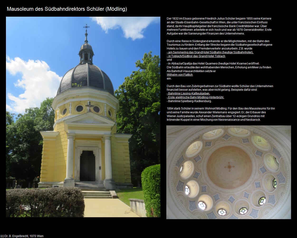 Mausoleum des Südbahndirektors Schüler (Mödling) in Kulturatlas-NIEDERÖSTERREICH(c)B.Engelbrecht