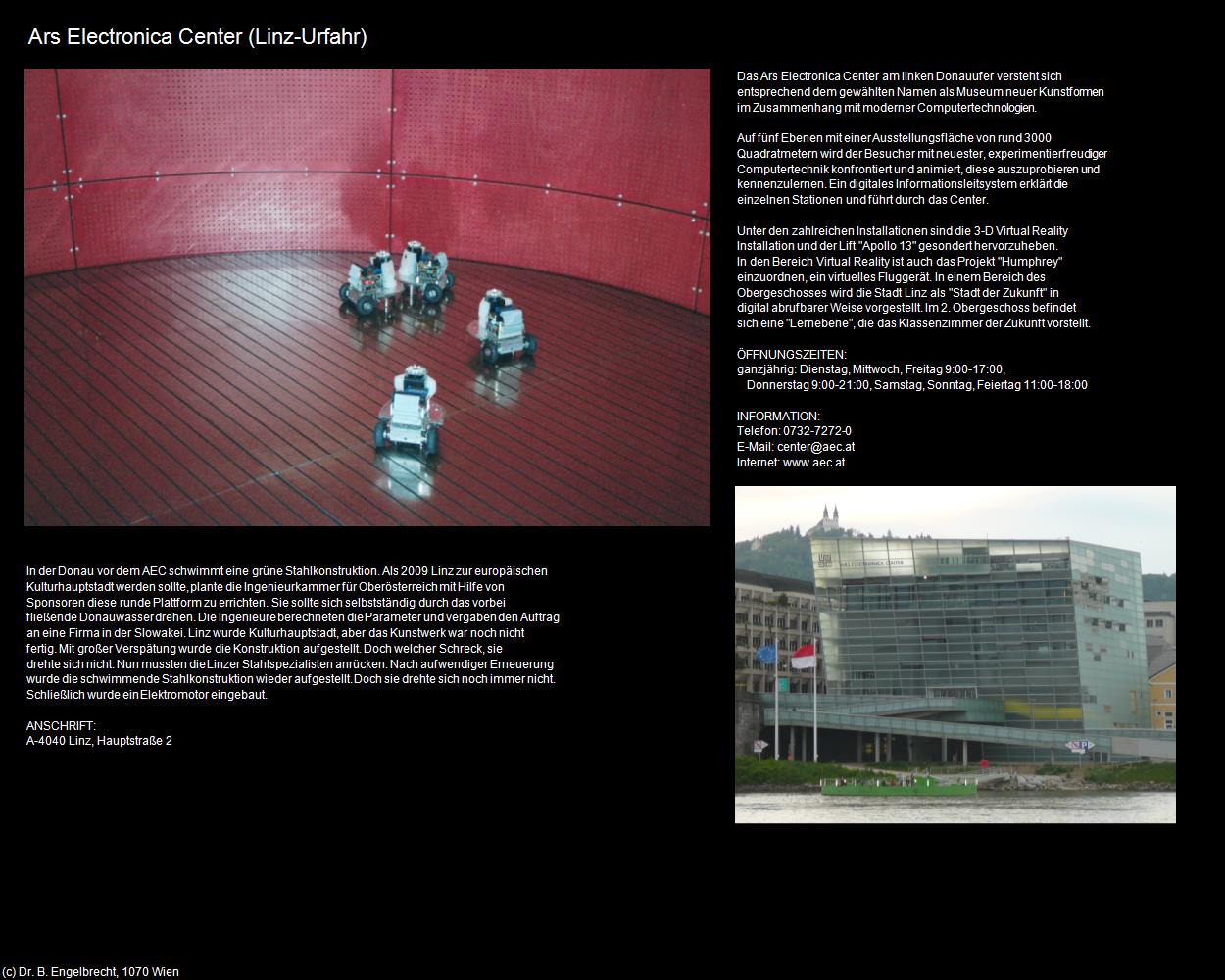 Ars Electronica Center (Urfahr) (Linz) in Kulturatlas-OBERÖSTERREICH