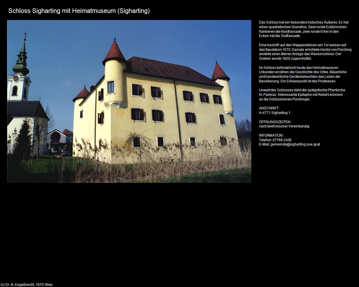 Schloss Sigharting mit Heimatmuseum (Sigharting) in Kulturatlas-OBERÖSTERREICH