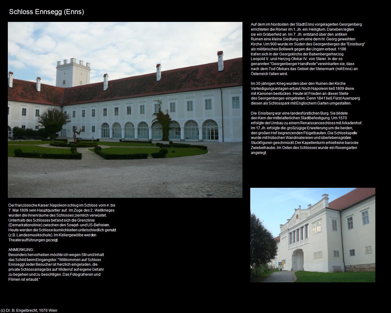Schloss Ennsegg (Enns) in Kulturatlas-OBERÖSTERREICH