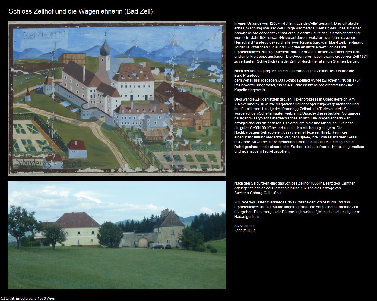 Schloss Zellhof und die Wagenlehnerin  (Bad Zell) in Kulturatlas-OBERÖSTERREICH(c)B.Engelbrecht