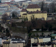 Kapuzinerberg mit Kapuzinerkloster und Stefan Zweig Wohnhaus (Altstadt) (Salzburg-Landeshauptstadt)