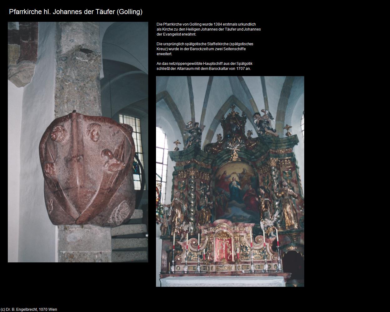 Pfk. hl. Johannes der Täufer (Golling an der Salzach) in Kulturatlas-SALZBURG