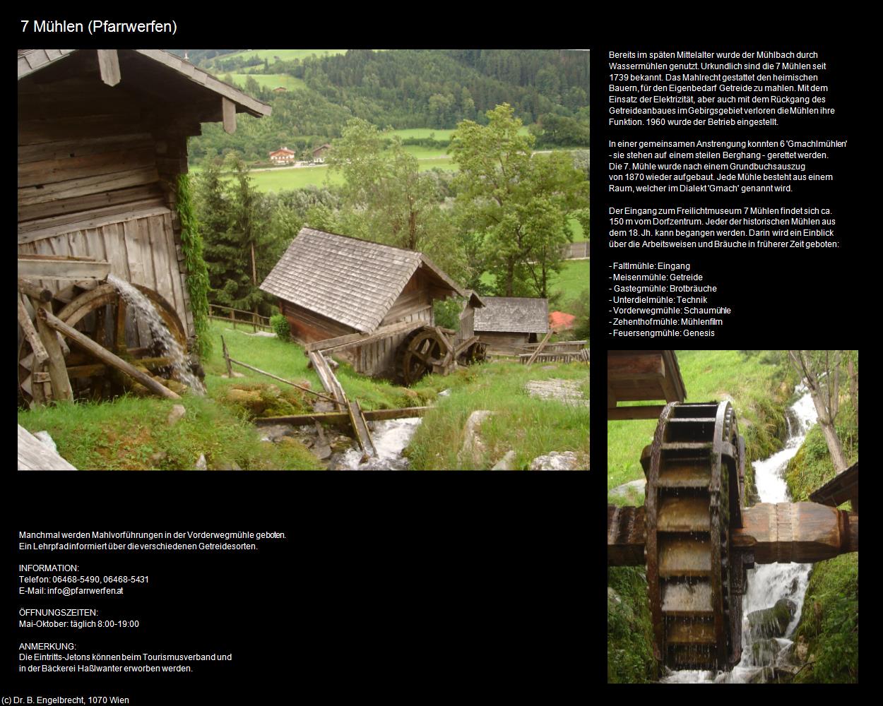 7 Mühlen (Pfarrwerfen) in Kulturatlas-SALZBURG