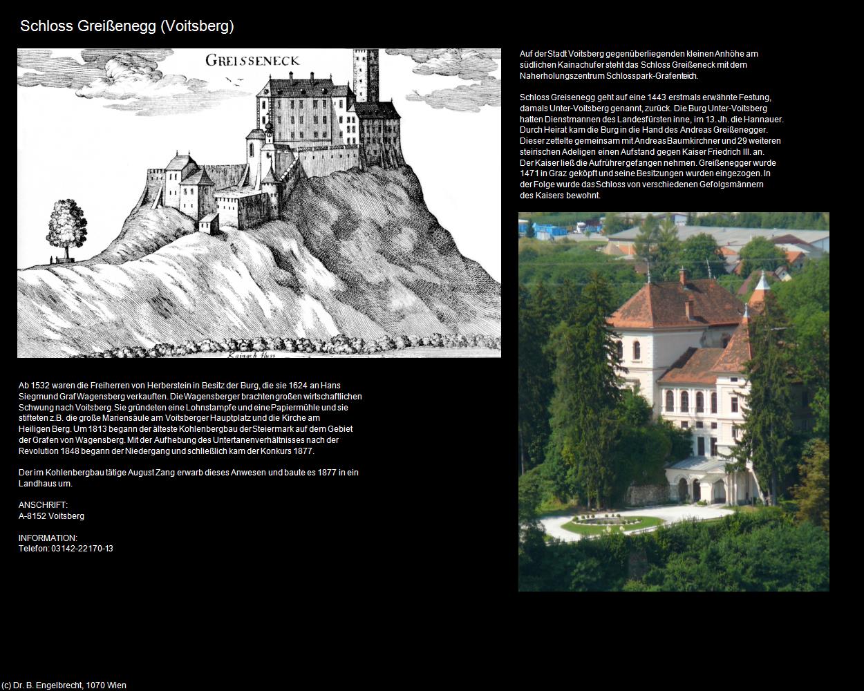 Schloss Greißenegg (Voitsberg) in Kulturatlas-STEIERMARK