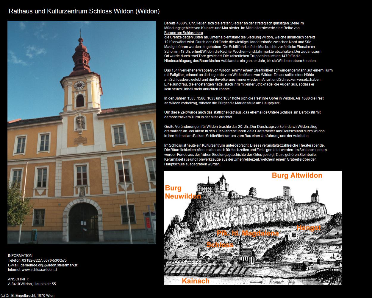 Rathaus und Kulturzentrum Schloss Wildon (Wildon) in Kulturatlas-STEIERMARK(c)B.Engelbrecht