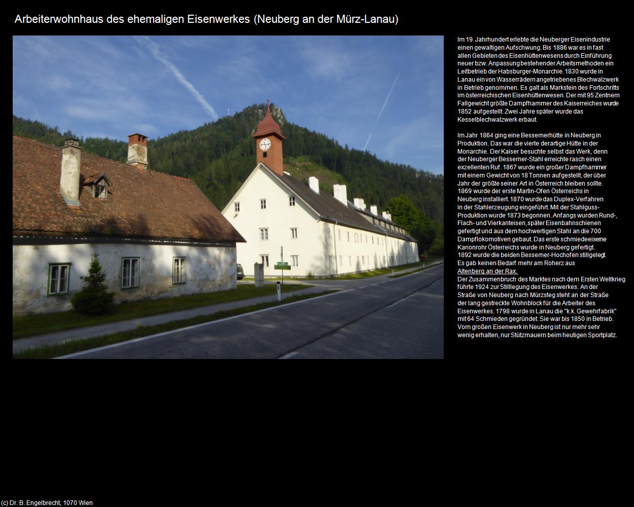 Arbeiterwohnhaus des ehem. Eisenwerkes (Lanau) (Neuberg an der Mürz) in Kulturatlas-STEIERMARK(c)B.Engelbrecht
