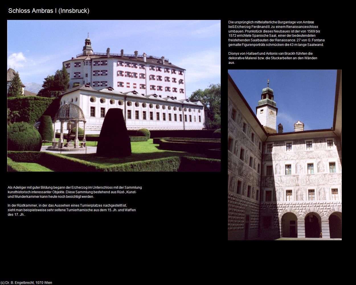 Schloss Ambras I (Amras) (Innsbruck) in Kulturatlas-TIROL