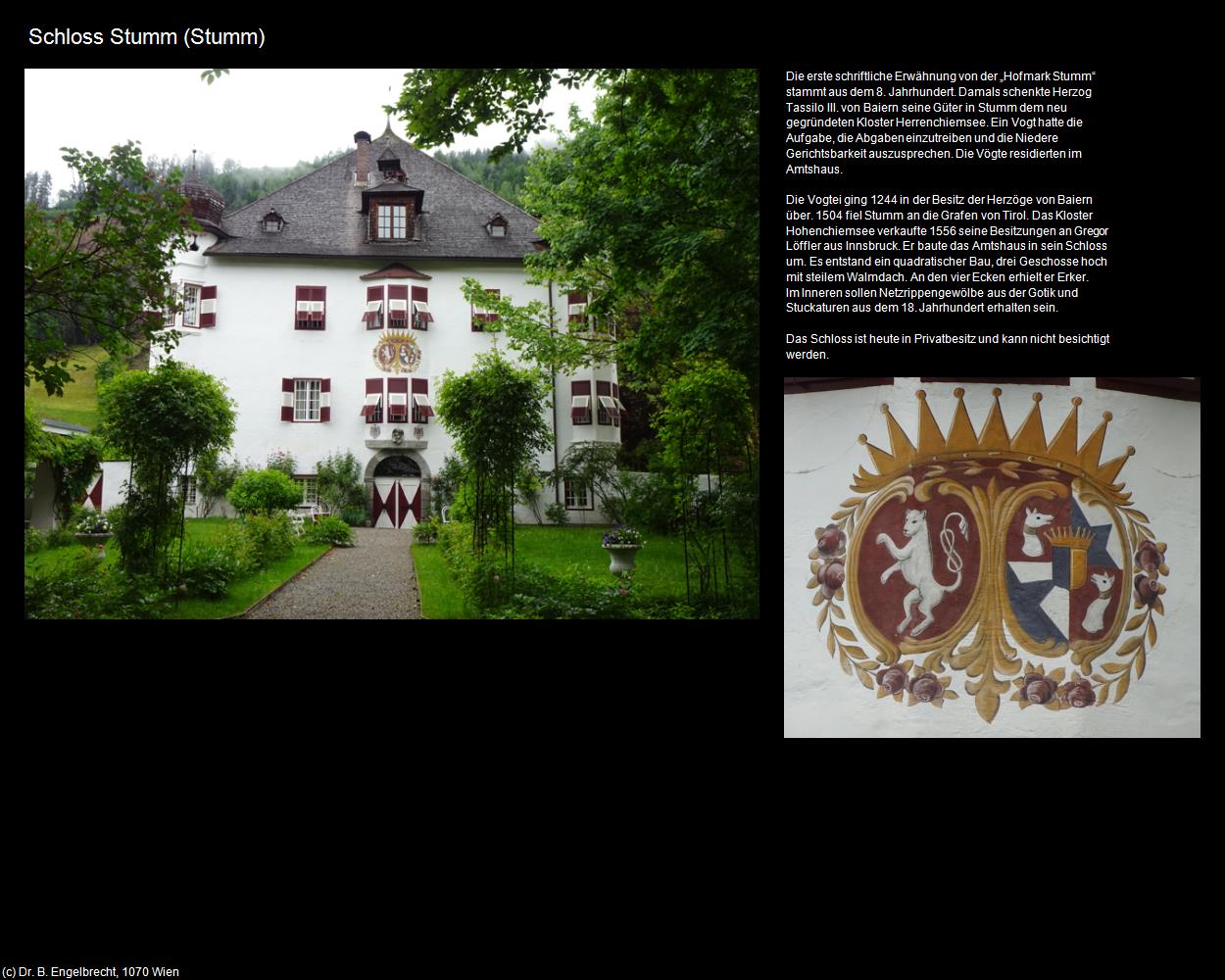 Schloss Stumm (Stumm im Zillertal) in Kulturatlas-TIROL