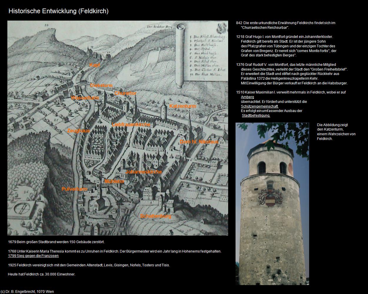 Historische Entwicklung (Feldkirch) in Kulturatlas-VORARLBERG(c)B.Engelbrecht