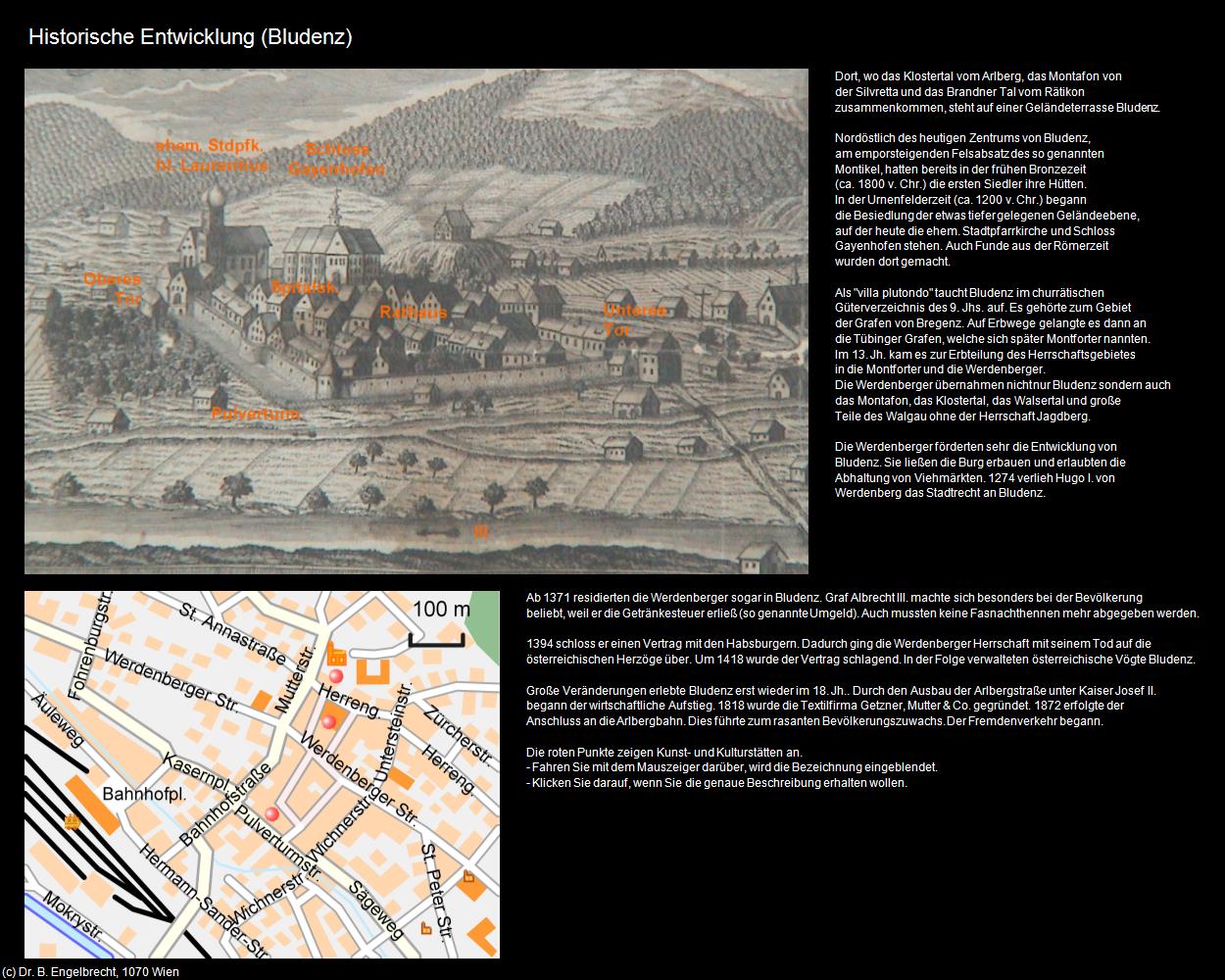 Historische Entwicklung (Bludenz) in Kulturatlas-VORARLBERG(c)B.Engelbrecht