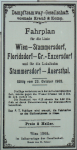 Ehem. Bahnhof der Stammersdorfer Linie  (XXI. Bezirk-Floridsdorf)