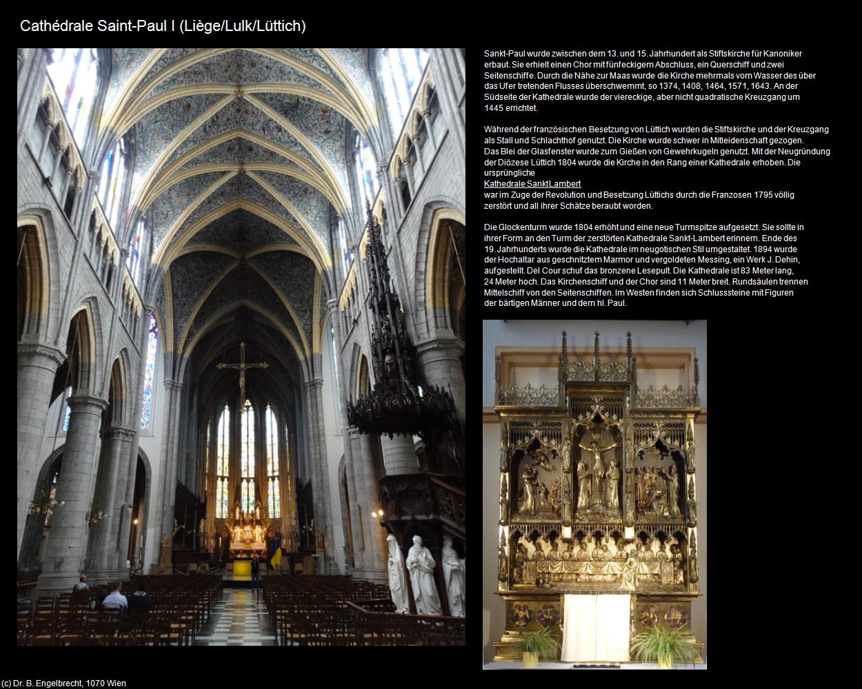 Cathedrale Saint-Paul I (Liege/Lulk/Lüttich) in Kulturatlas-BELGIEN(c)B.Engelbrecht