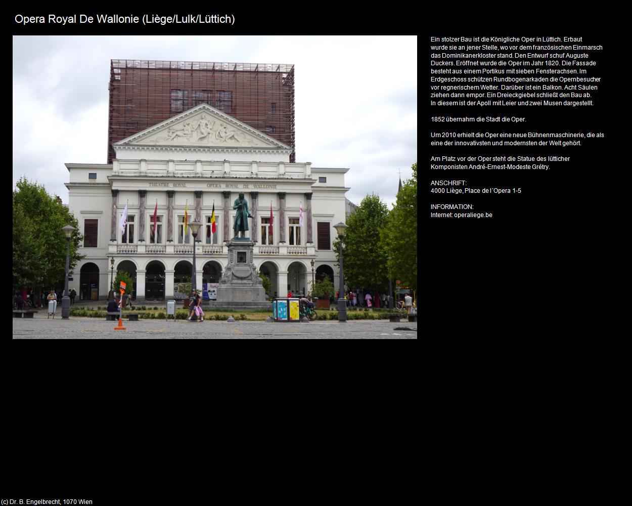 Opera Royal De Wallonie (Liege/Lulk/Lüttich) in Kulturatlas-BELGIEN