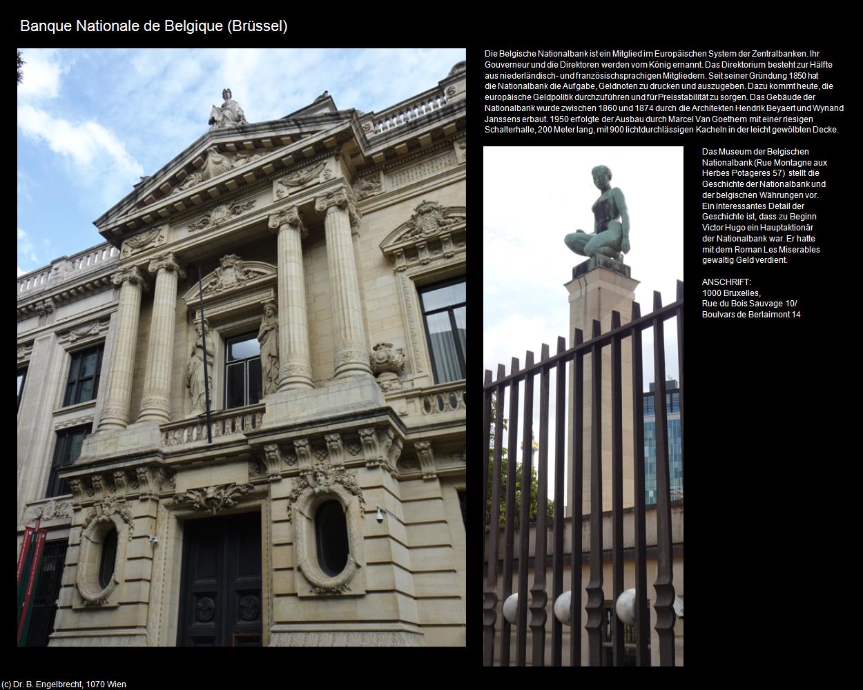 Banque Nationale de Belgique (Brüssel) in Kulturatlas-BELGIEN