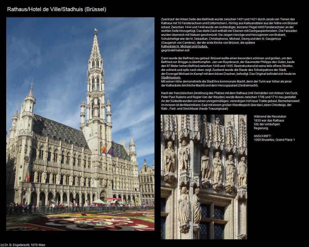 Rathaus  (Brüssel) in Kulturatlas-BELGIEN(c)B.Engelbrecht