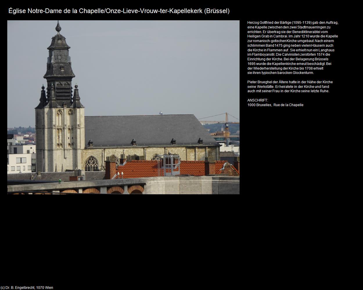 Eglise Onze-Lieve-Vrouw-ter-Kapellekerk (Brüssel) in Kulturatlas-BELGIEN