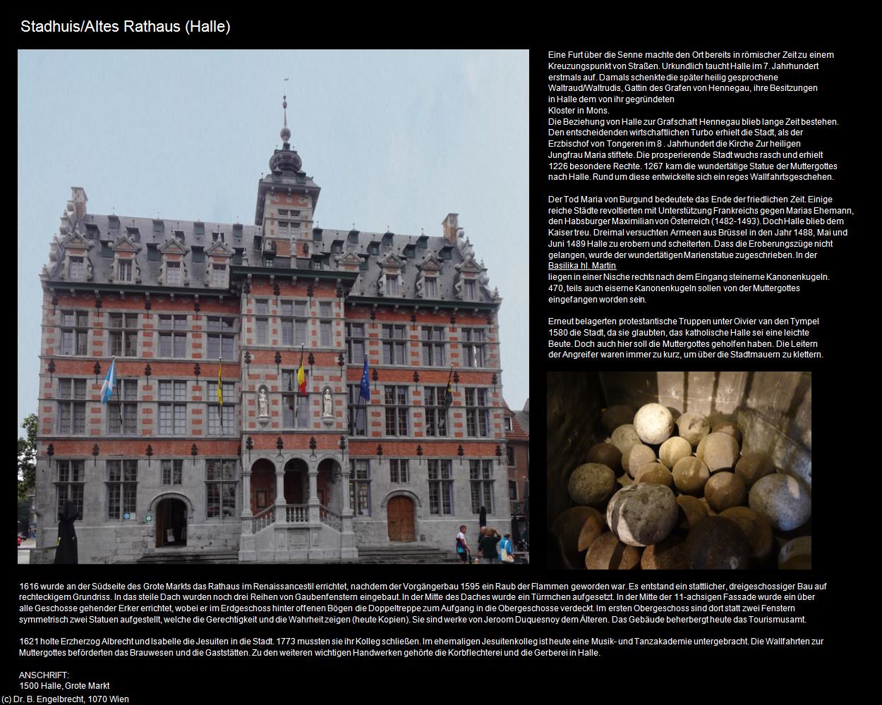 Stadhuis/Rathaus (Halle) in Kulturatlas-BELGIEN(c)B.Engelbrecht